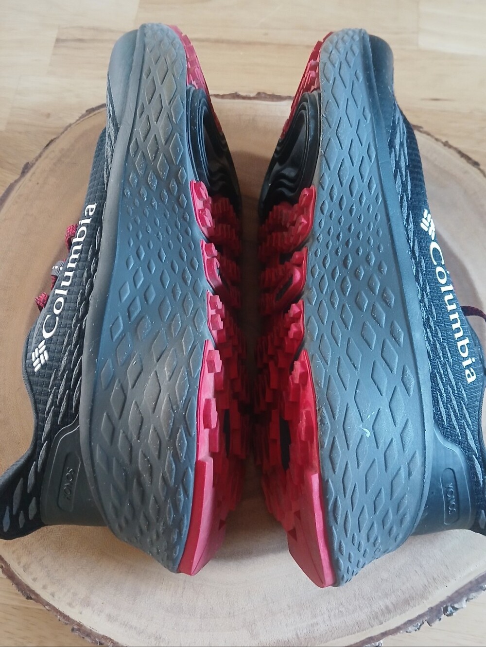 Columbia Men’s 7.5 Konos Trillium ATR Running Shoe Black, Red Style 198711341649